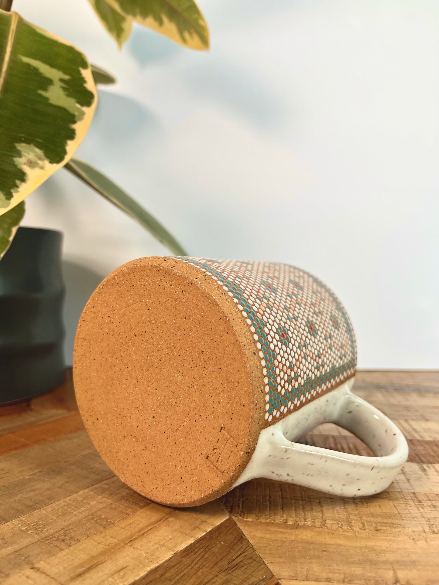 Hex Pattern Tile Mug