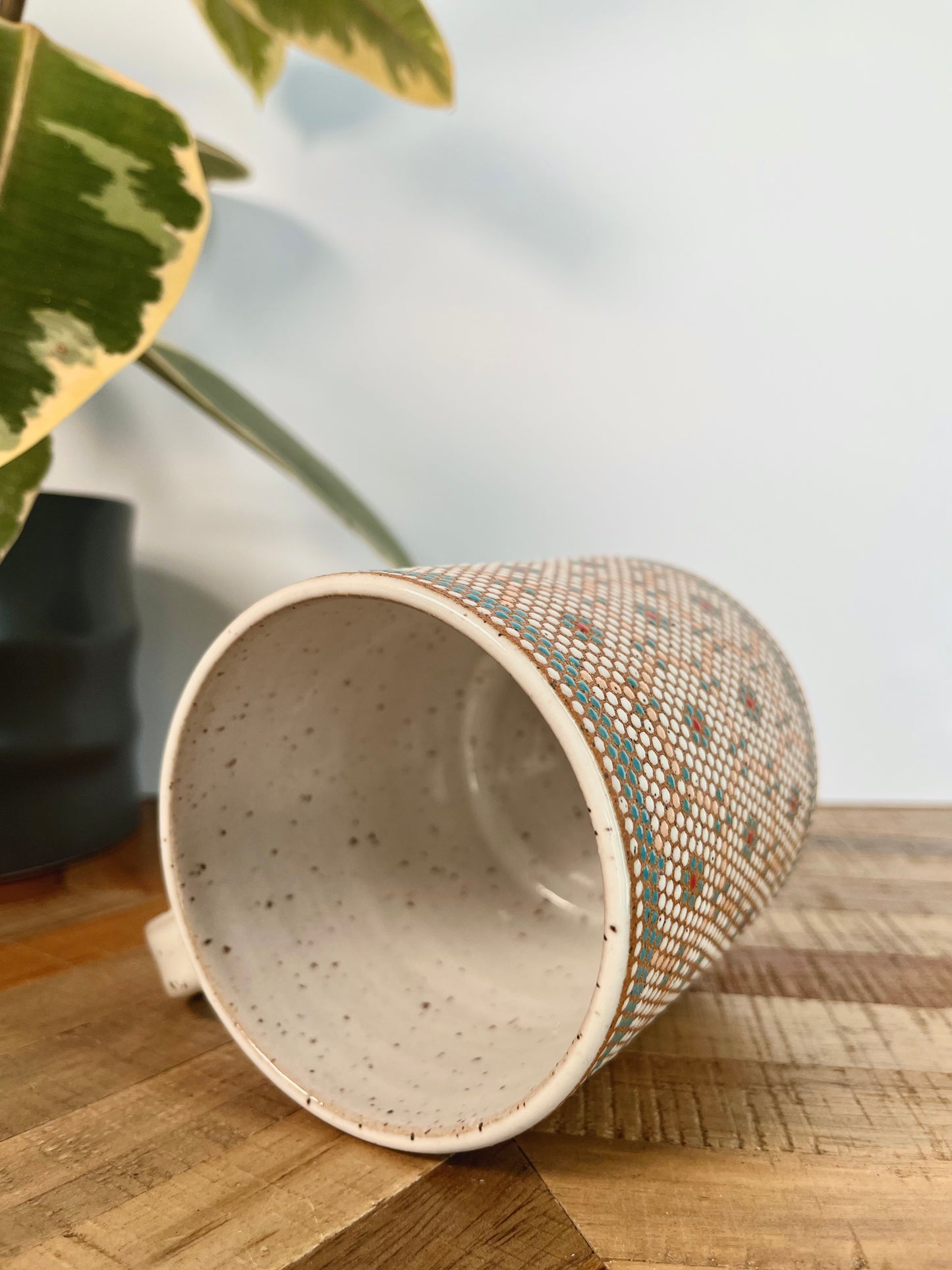 Hex Pattern Tile Mug