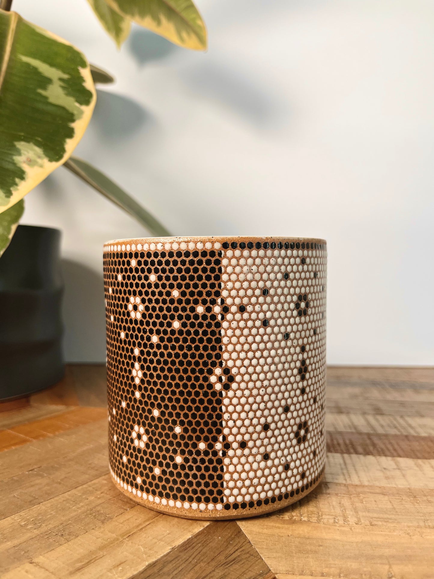 Half & Half Tile Mug