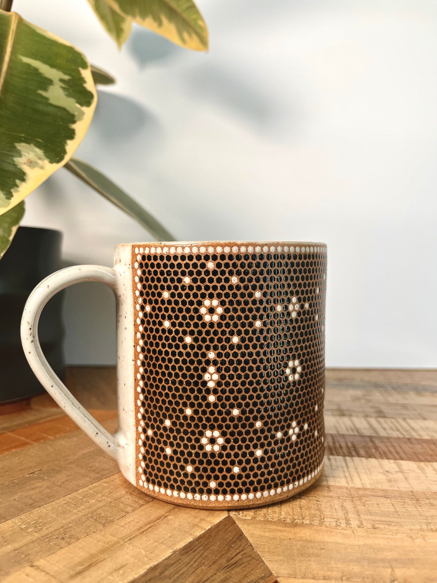 Half & Half Tile Mug