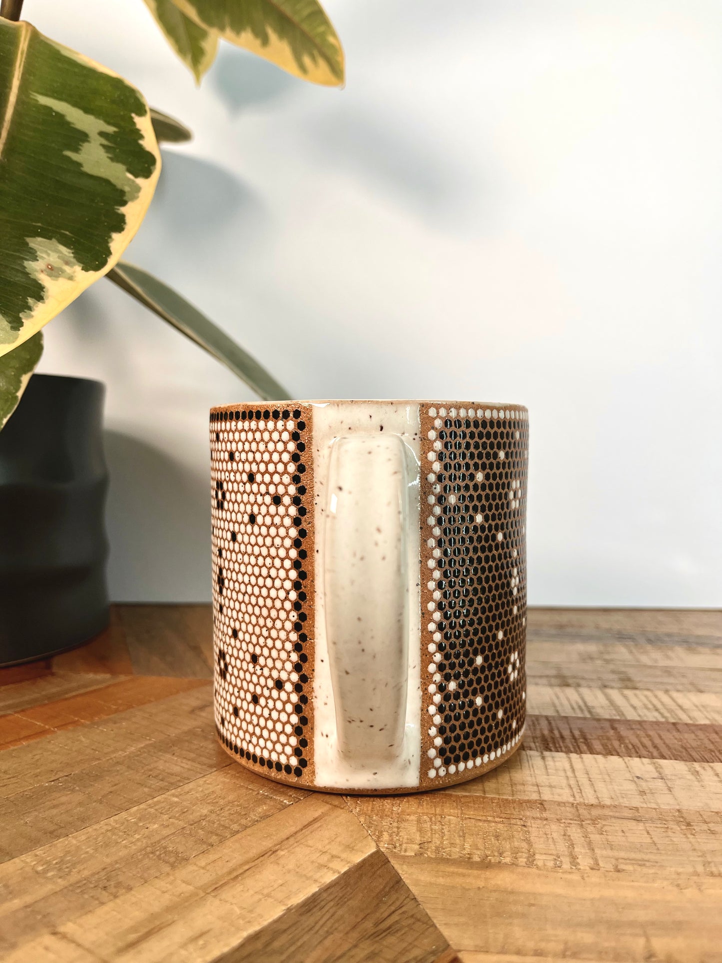 Half & Half Tile Mug