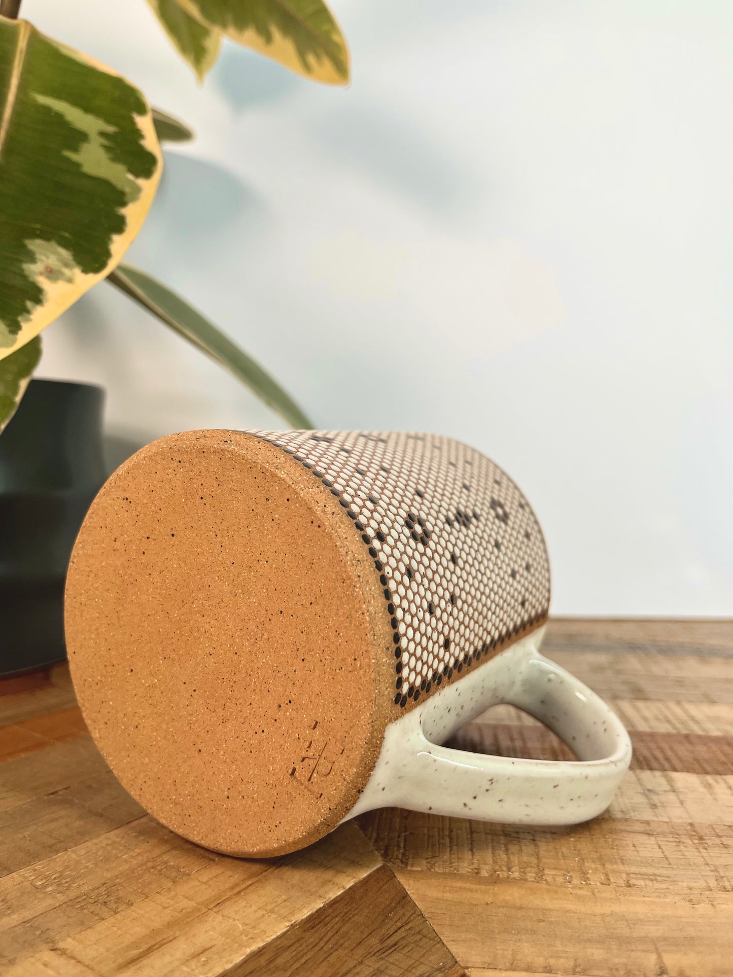 Half & Half Tile Mug