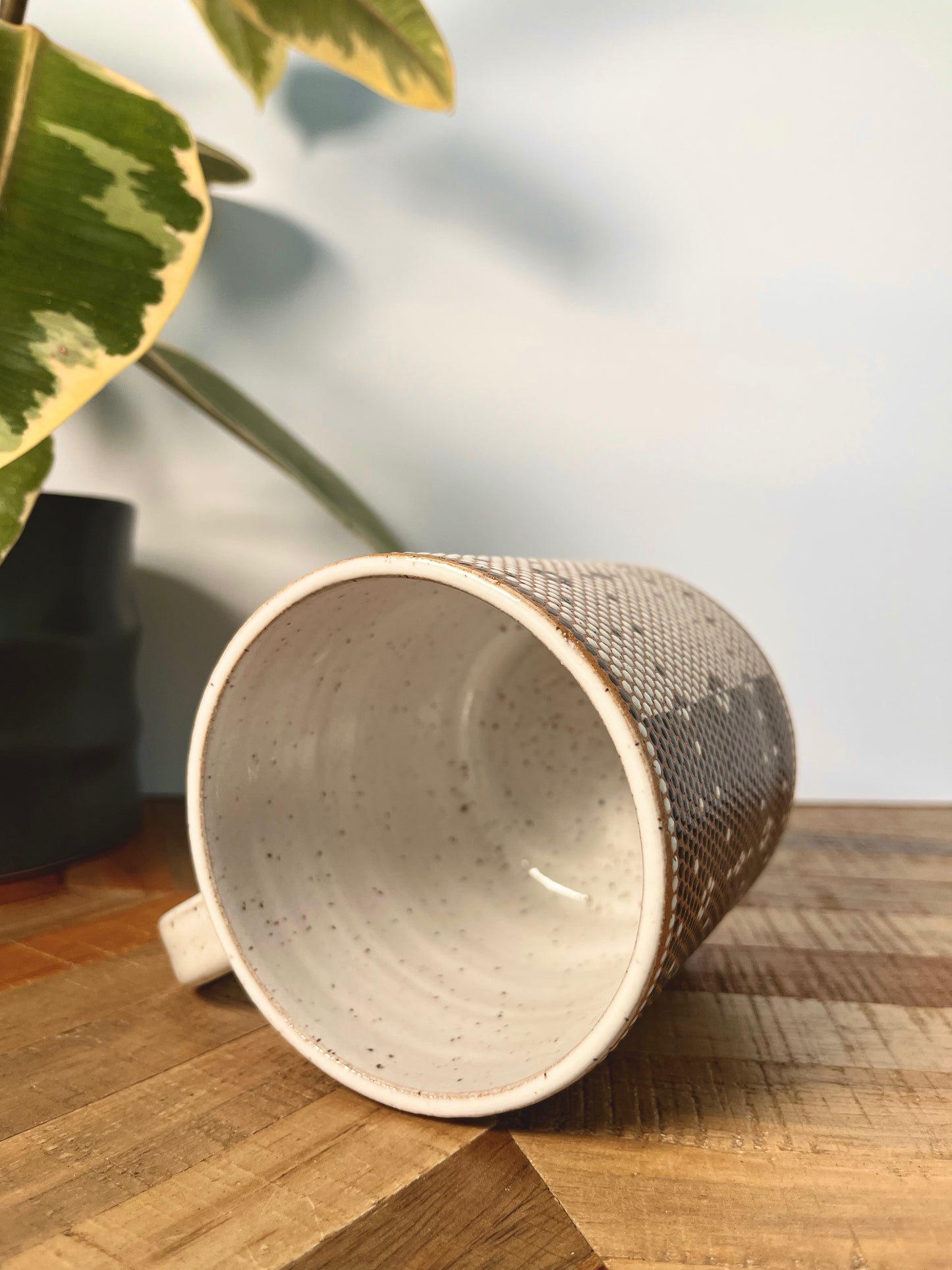 Half & Half Tile Mug