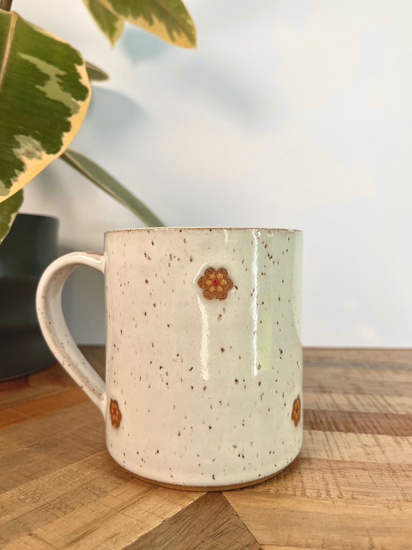 Right-Handed Mosaic Tile Mug