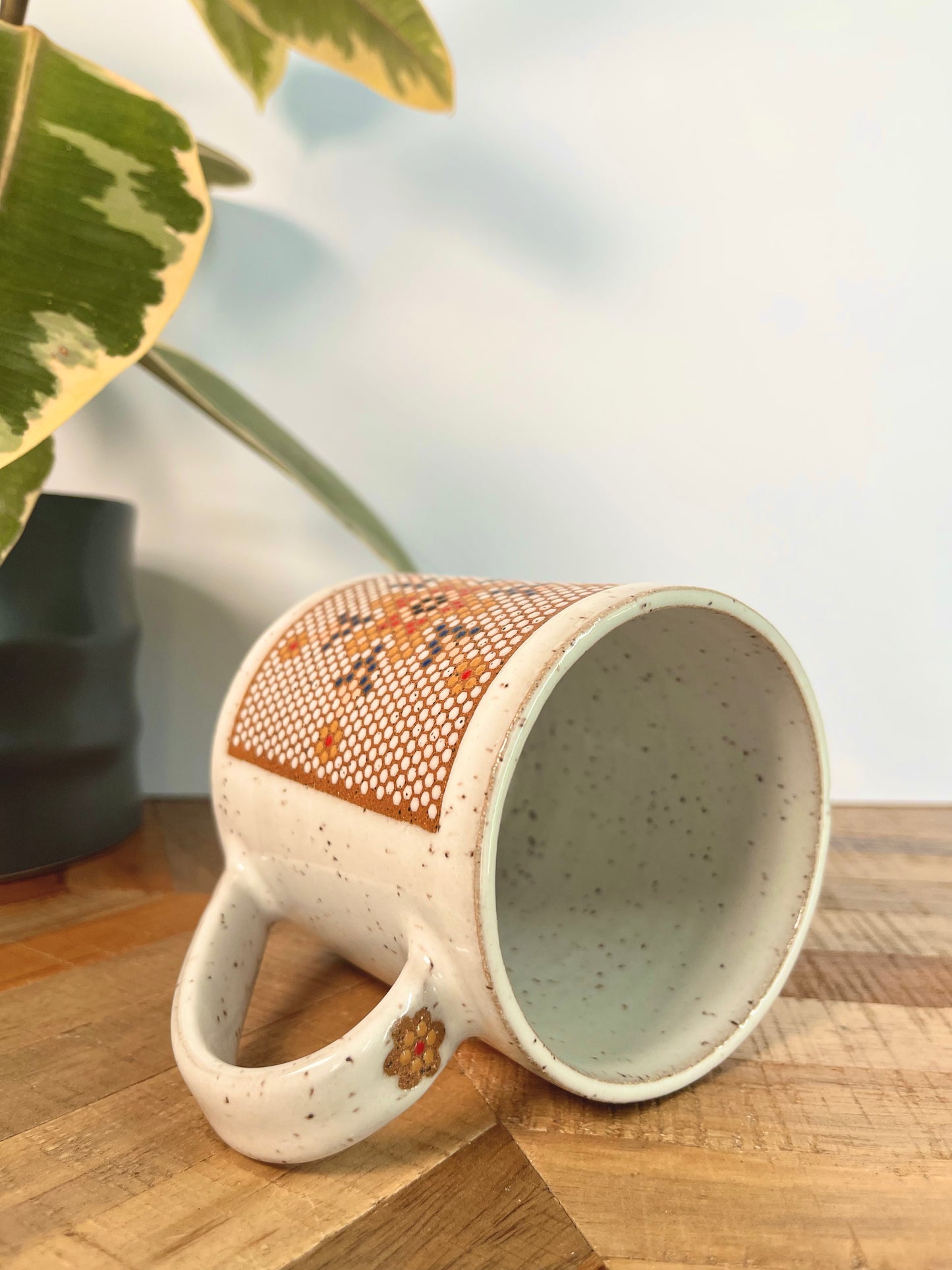 Right-Handed Mosaic Tile Mug