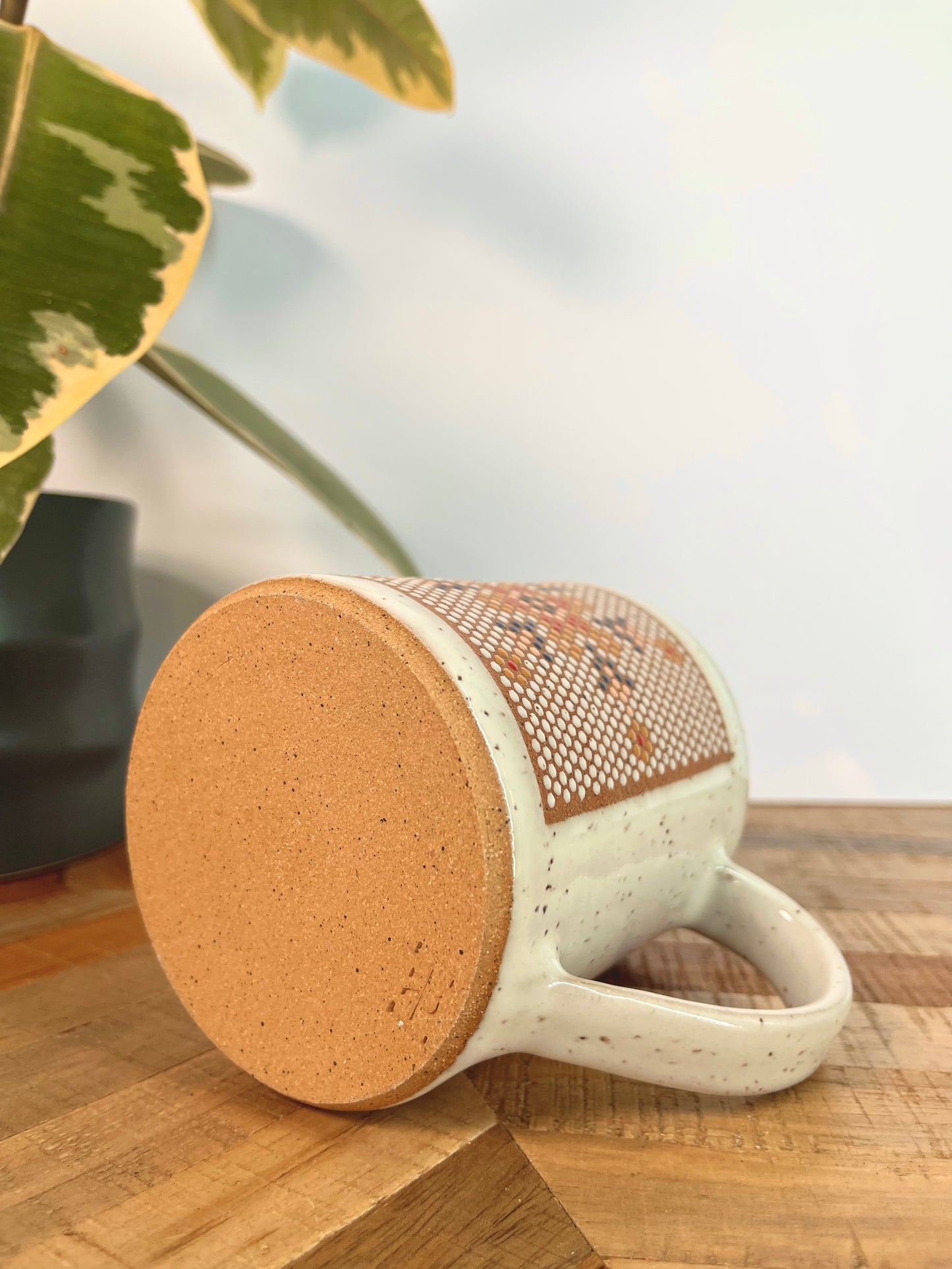 Right-Handed Mosaic Tile Mug