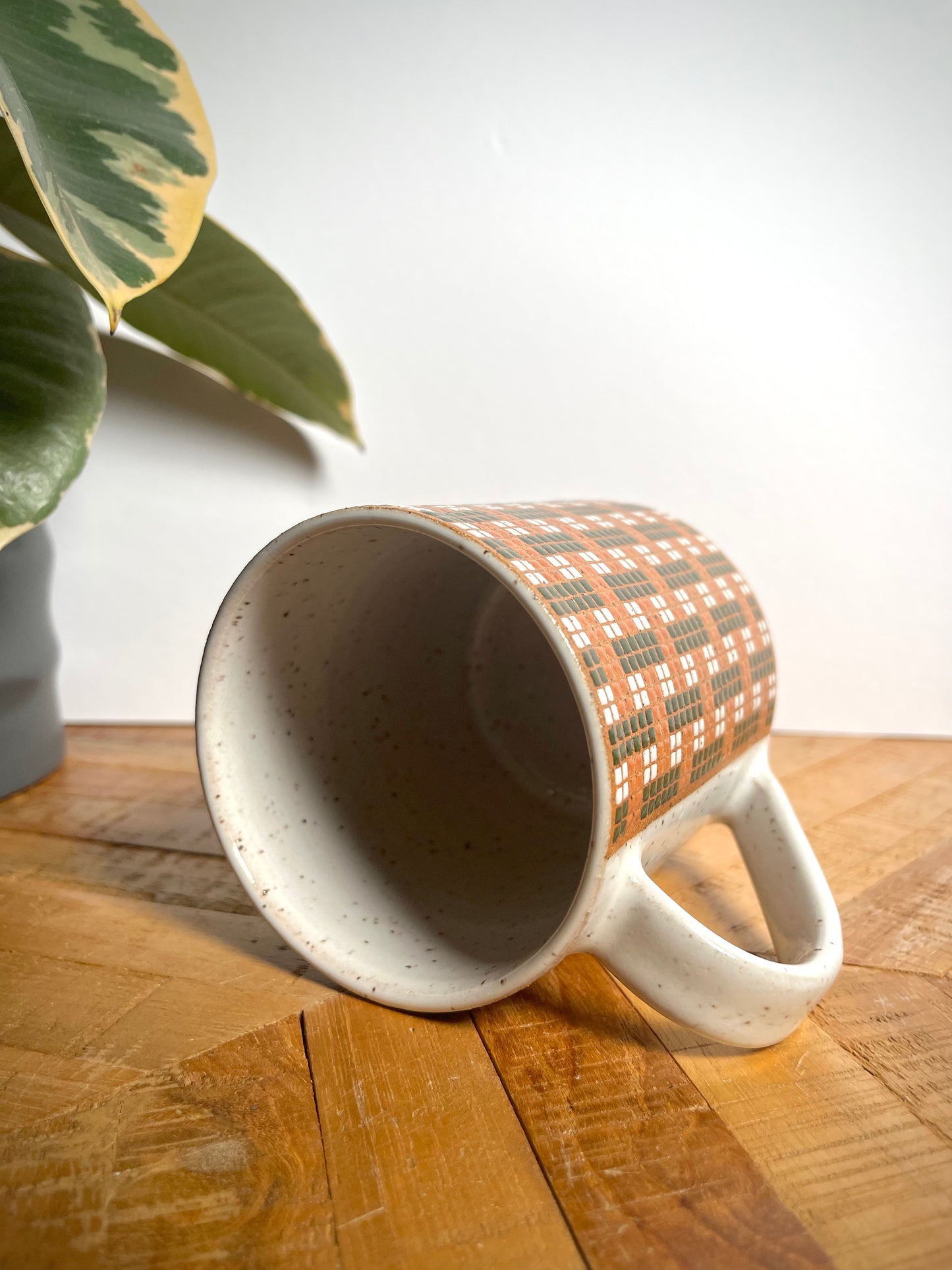 Basketweave Tile Mug #2