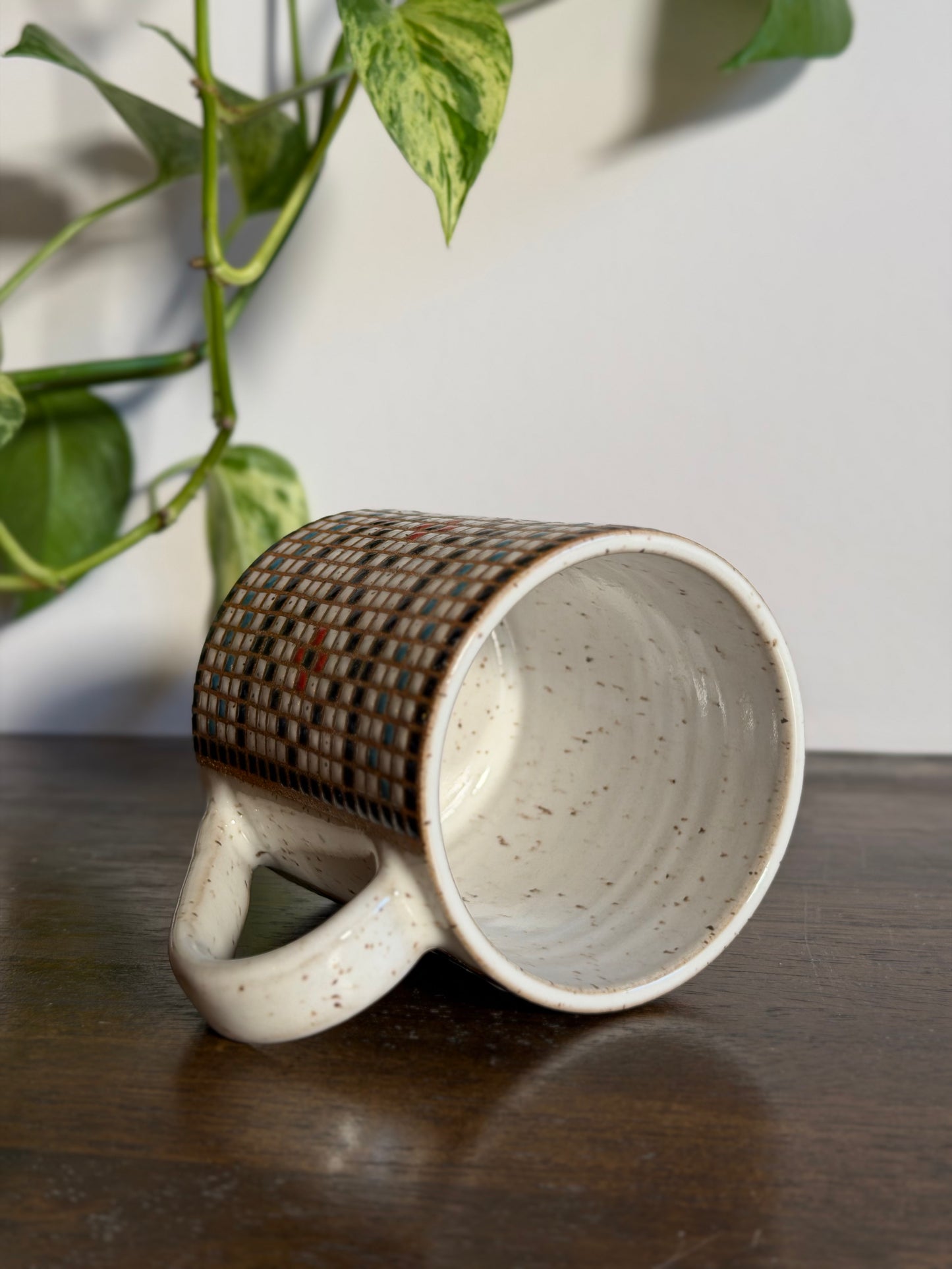 *Preorder* Square Patterned Tile Mug #1