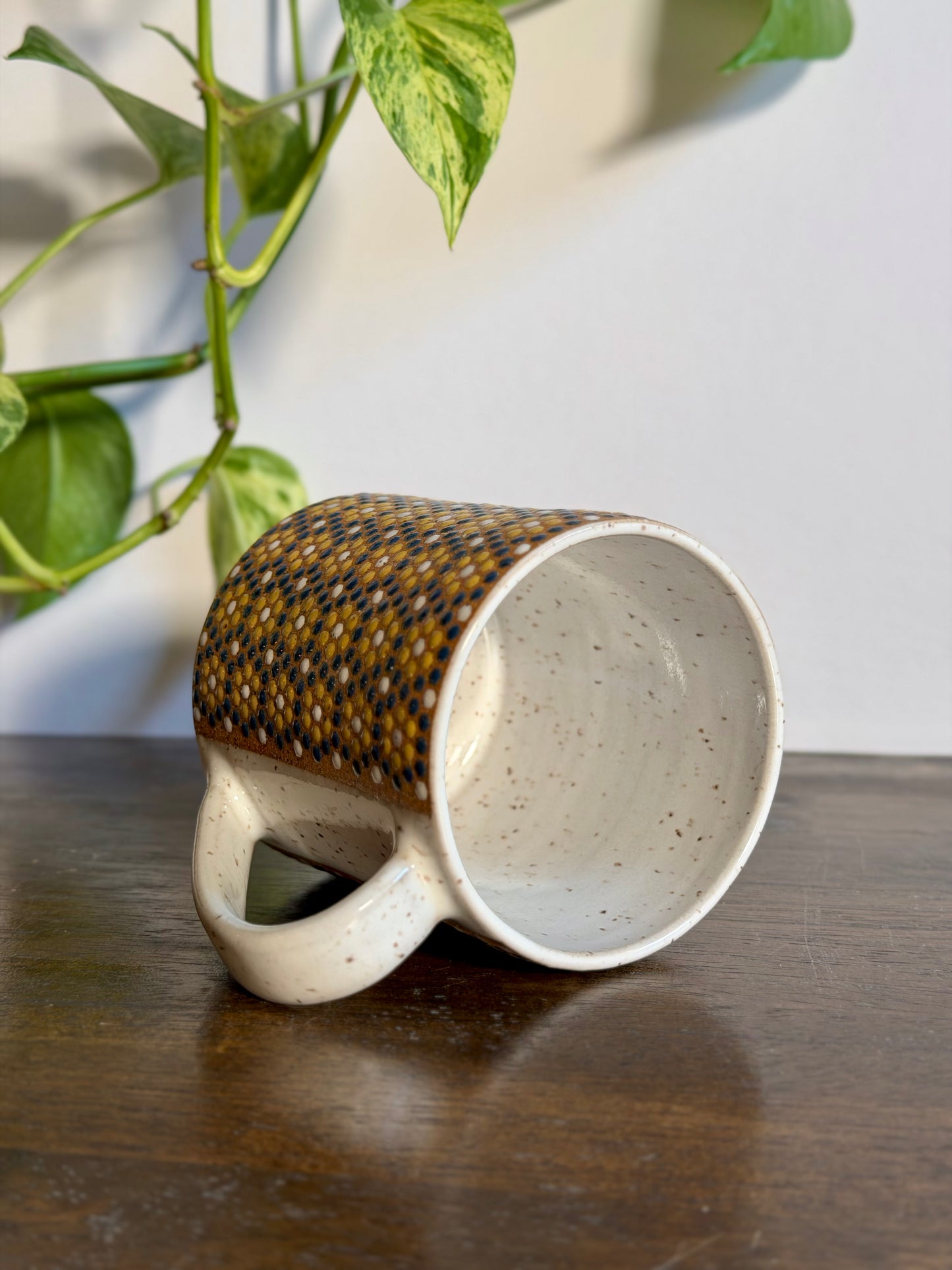 *Preorder* Floral Patterned Tile Mug #4