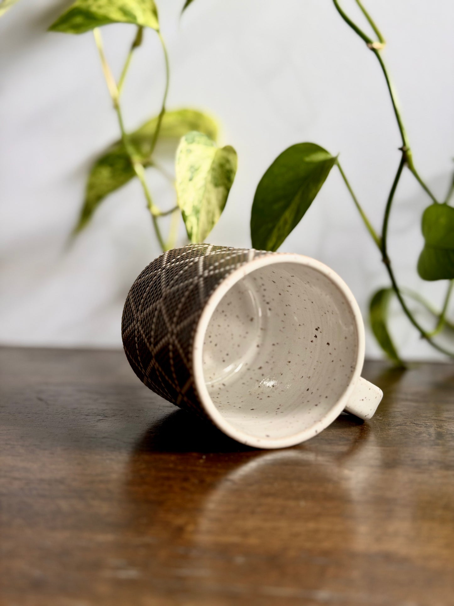 Hex Triangles Tile Mug