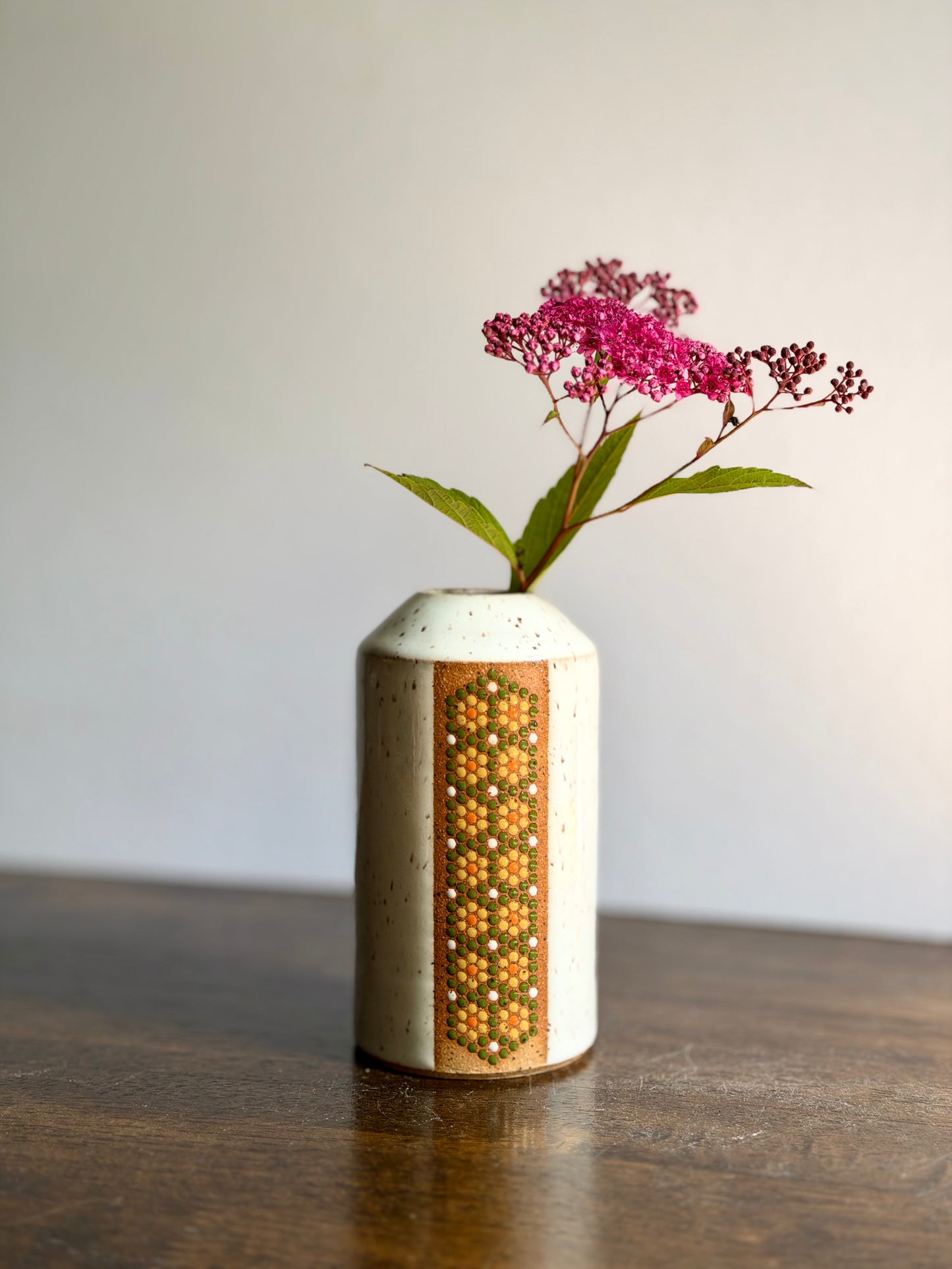 Glossy White Bud Vase #2