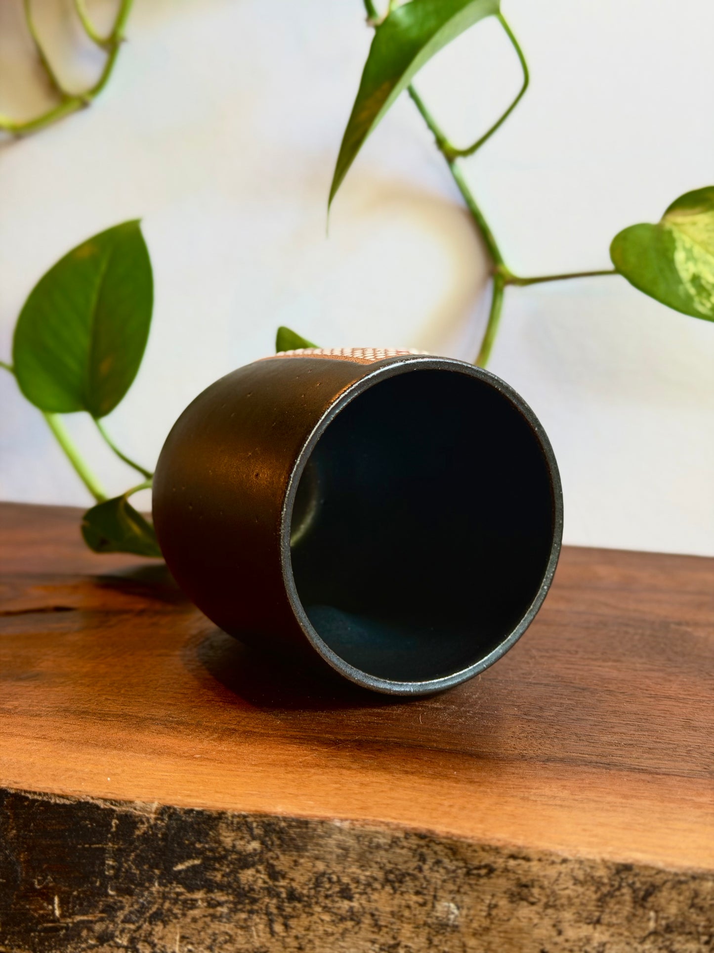 Satin Black Ice Cream Tumbler