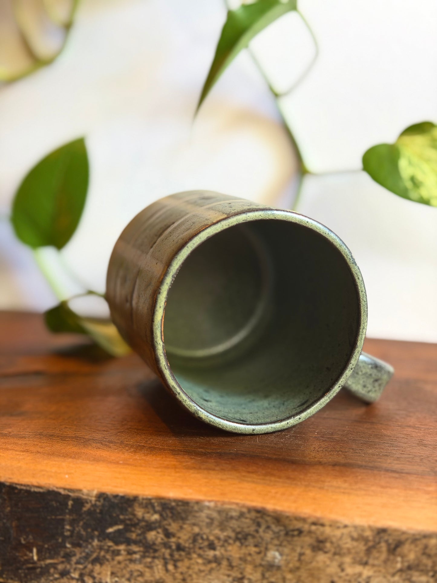 *SECONDS* Black/Green Tile Mug