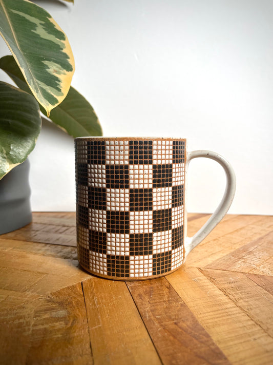 Checkerboard Tile Mug