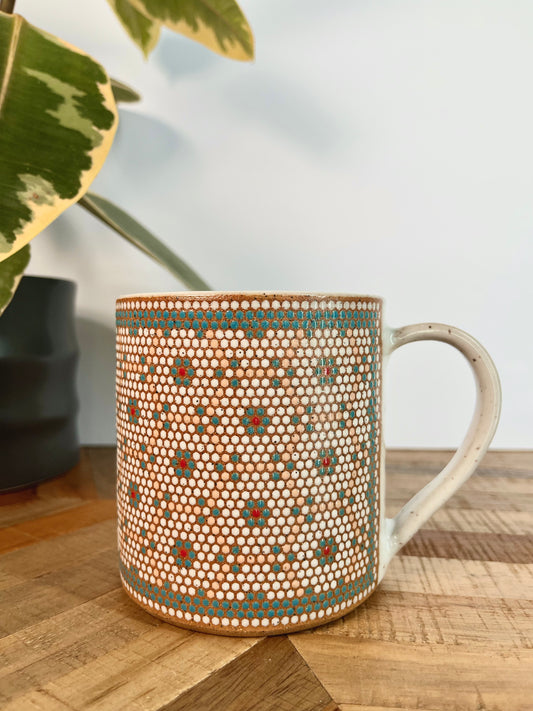 Hex Pattern Tile Mug