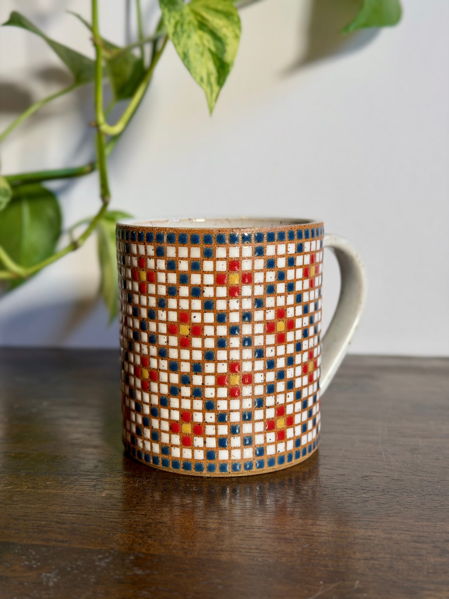 *Preorder* Square Patterned Tile Mug #3