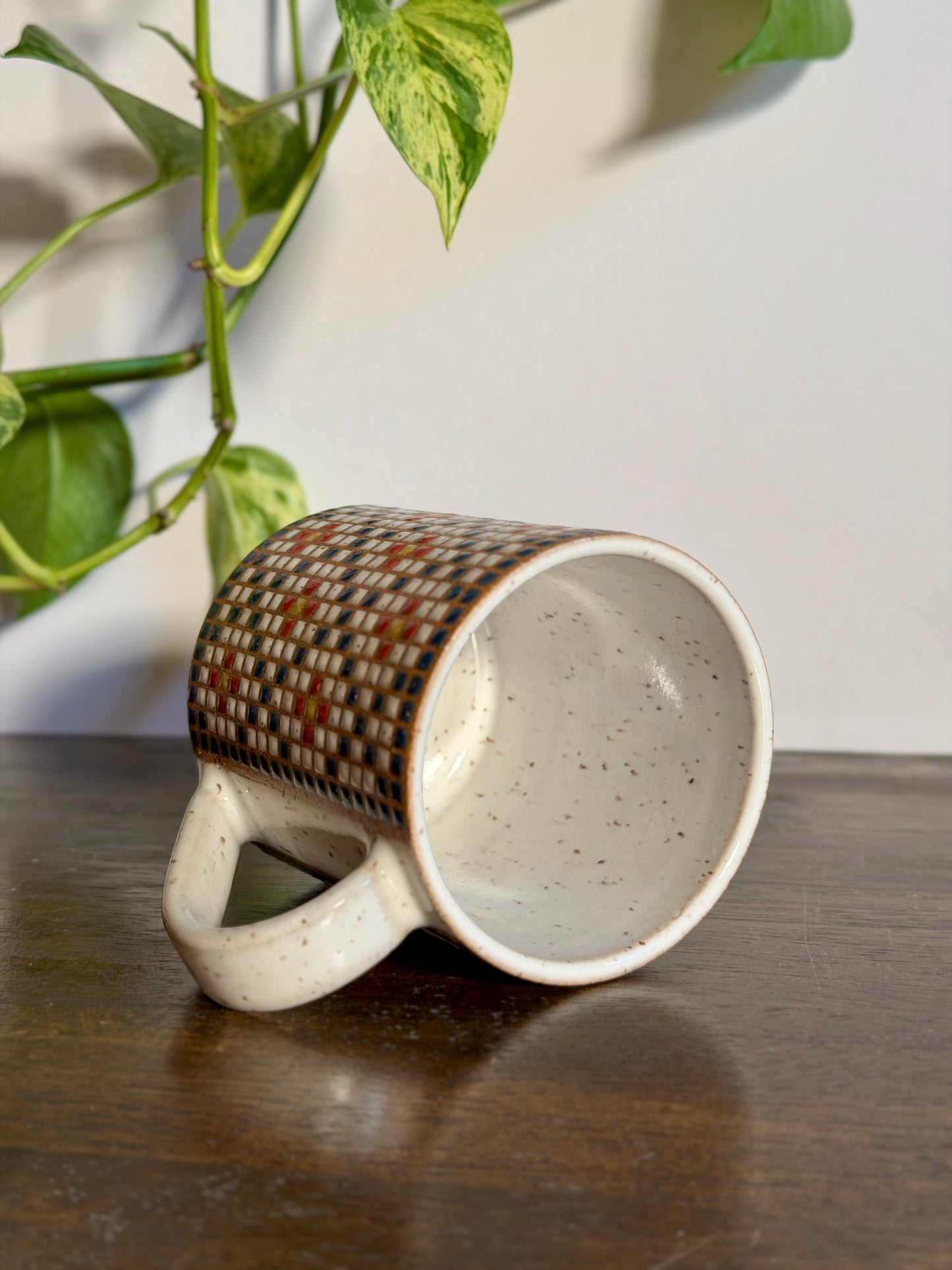 *Preorder* Square Patterned Tile Mug #3