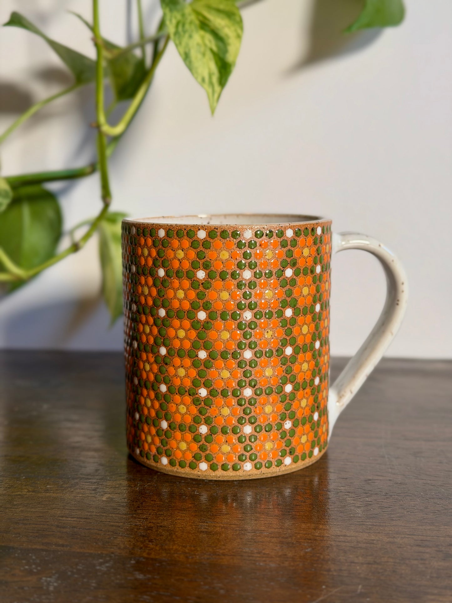*Preorder* Floral Patterned Tile Mug #1