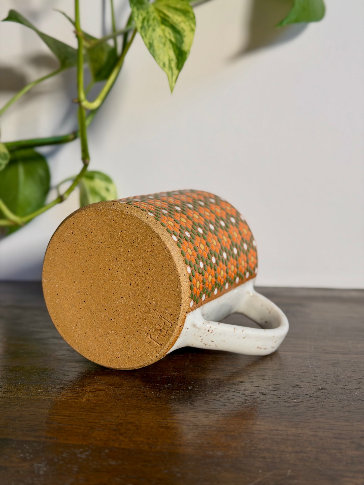*Preorder* Floral Patterned Tile Mug #1