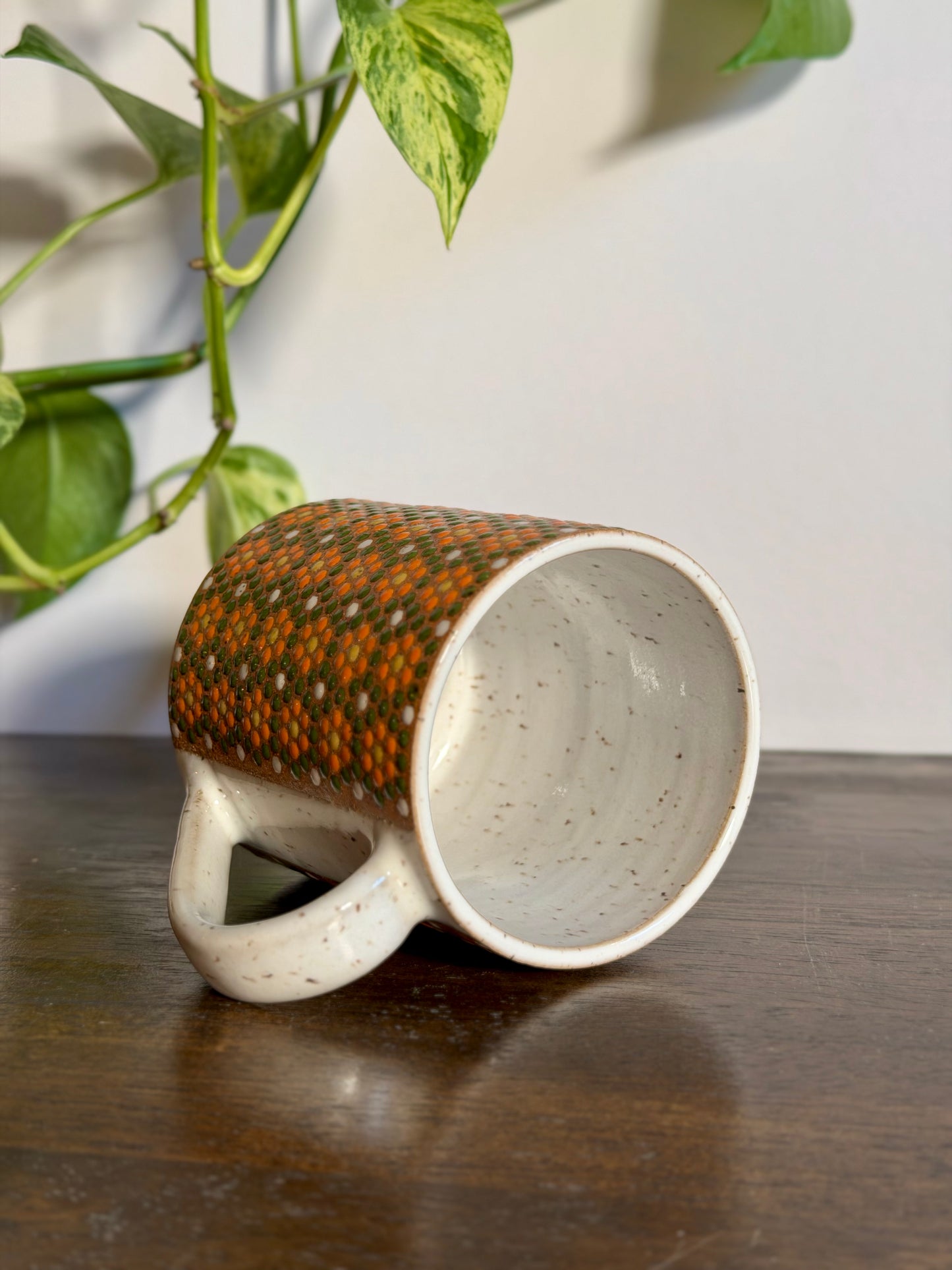 *Preorder* Floral Patterned Tile Mug #1