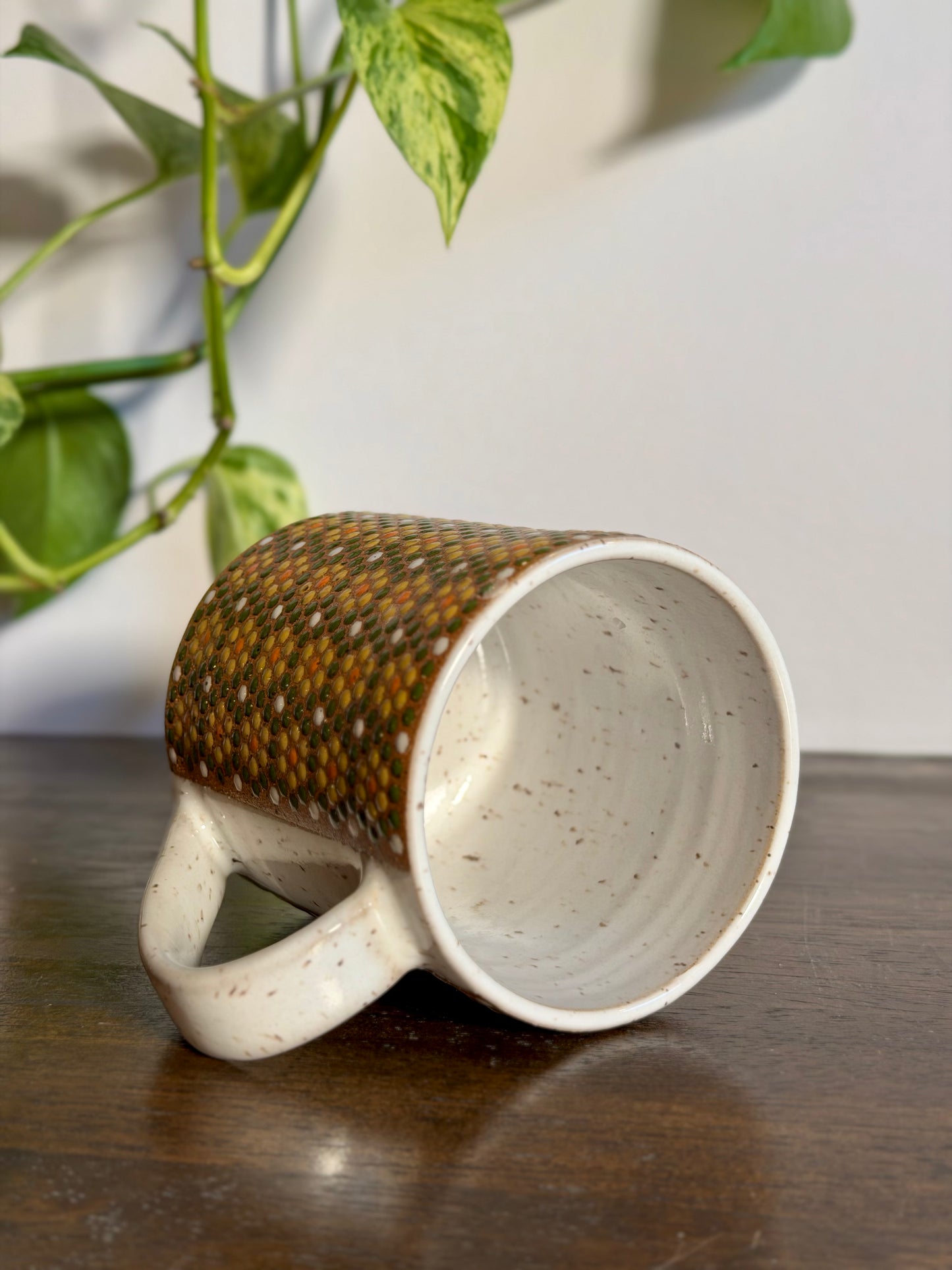*Preorder* Floral Patterned Tile Mug #2