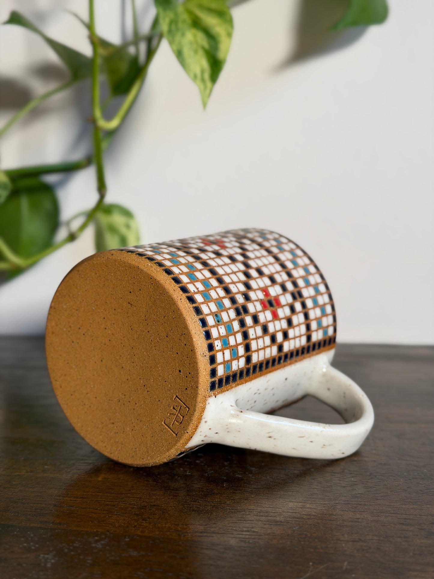 *Preorder* Square Patterned Tile Mug #1