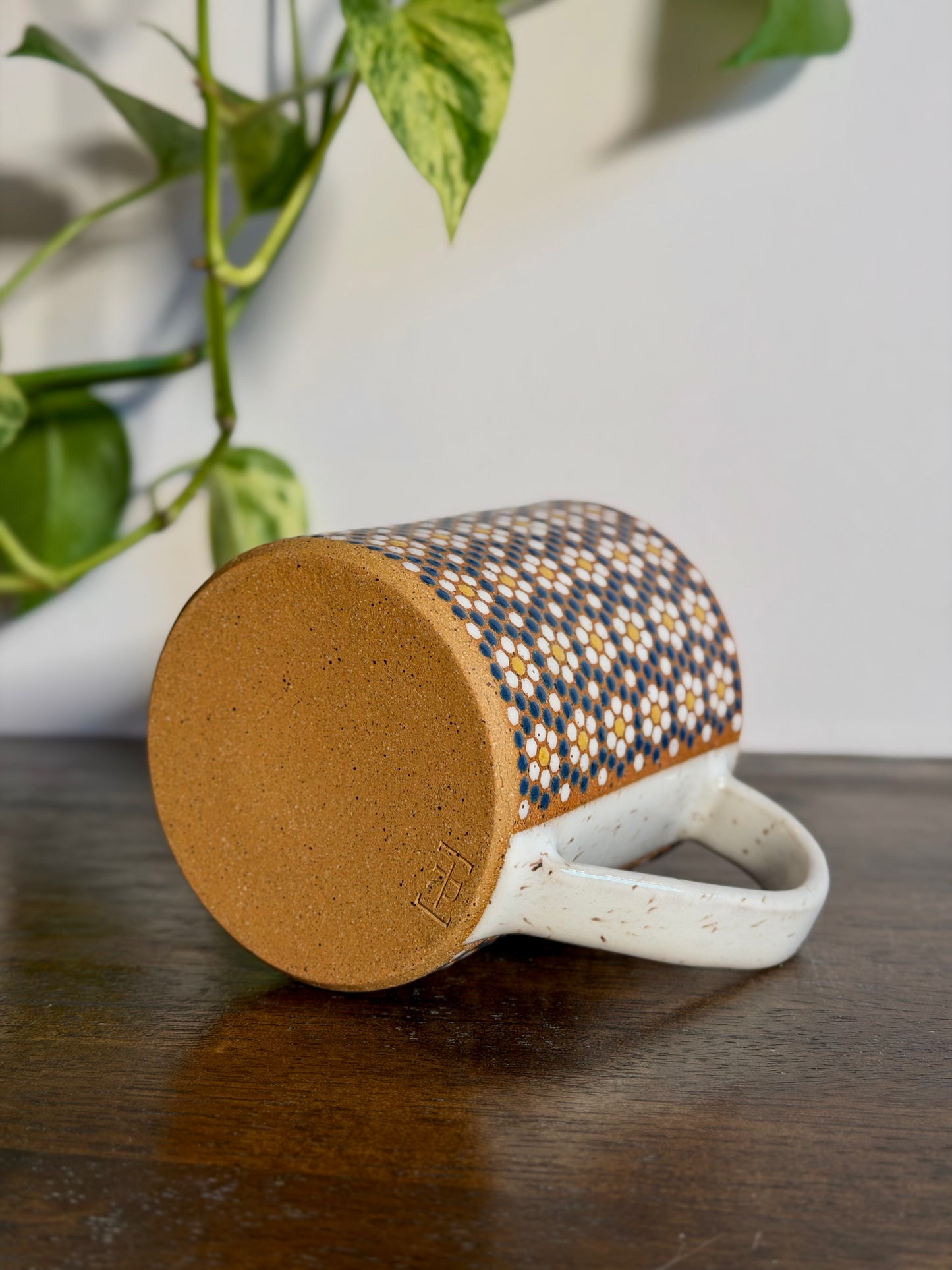 *Preorder* Floral Patterned Tile Mug #3