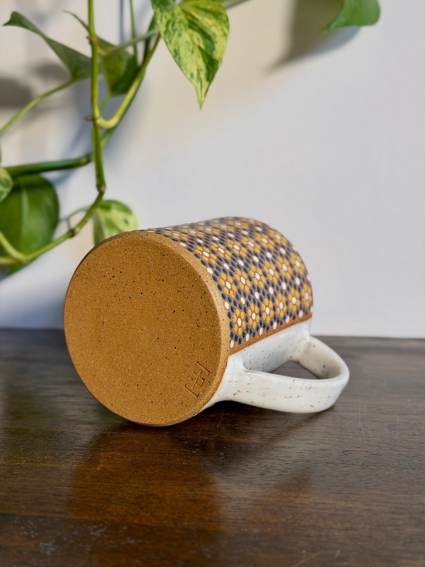 *Preorder* Floral Patterned Tile Mug #4