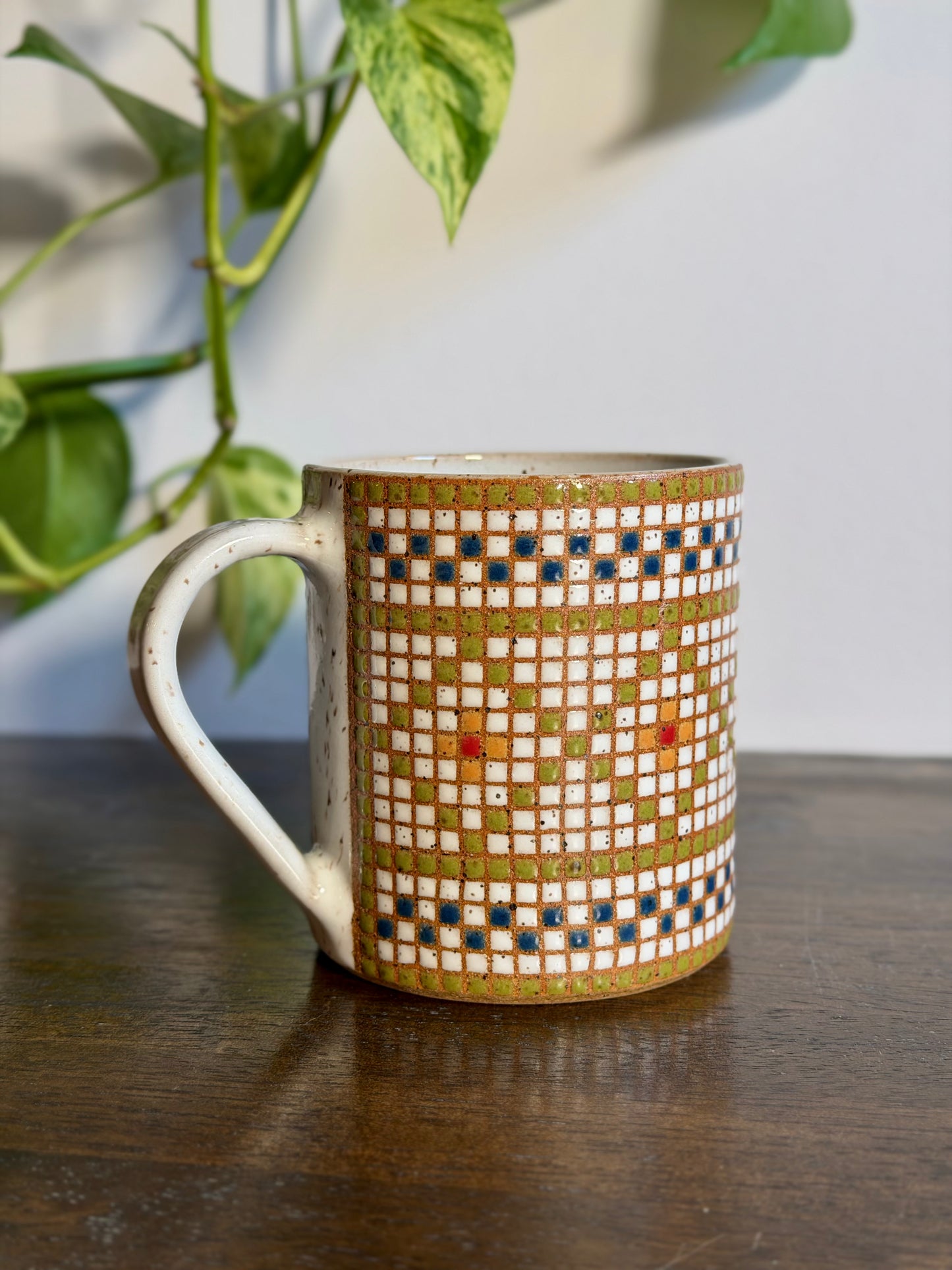 *Preorder* Square Patterned Tile Mug #2