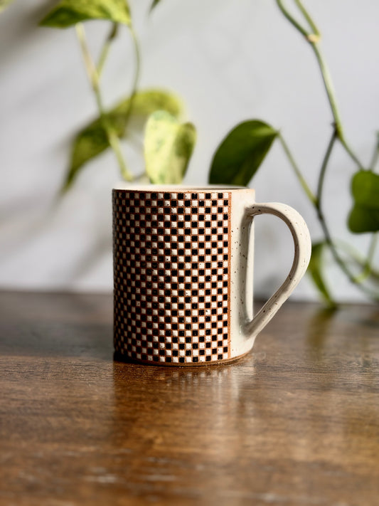 Mini Checkerboard Tile Mug