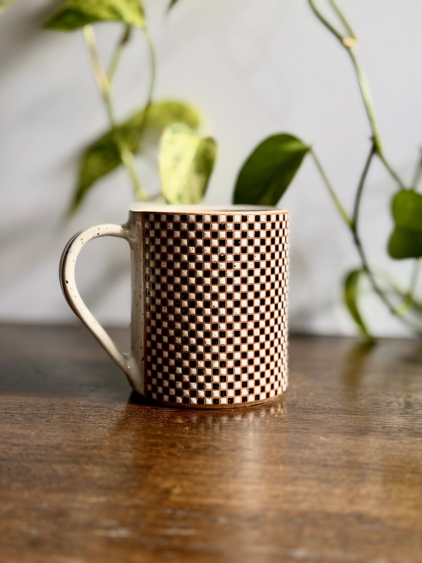 Mini Checkerboard Tile Mug