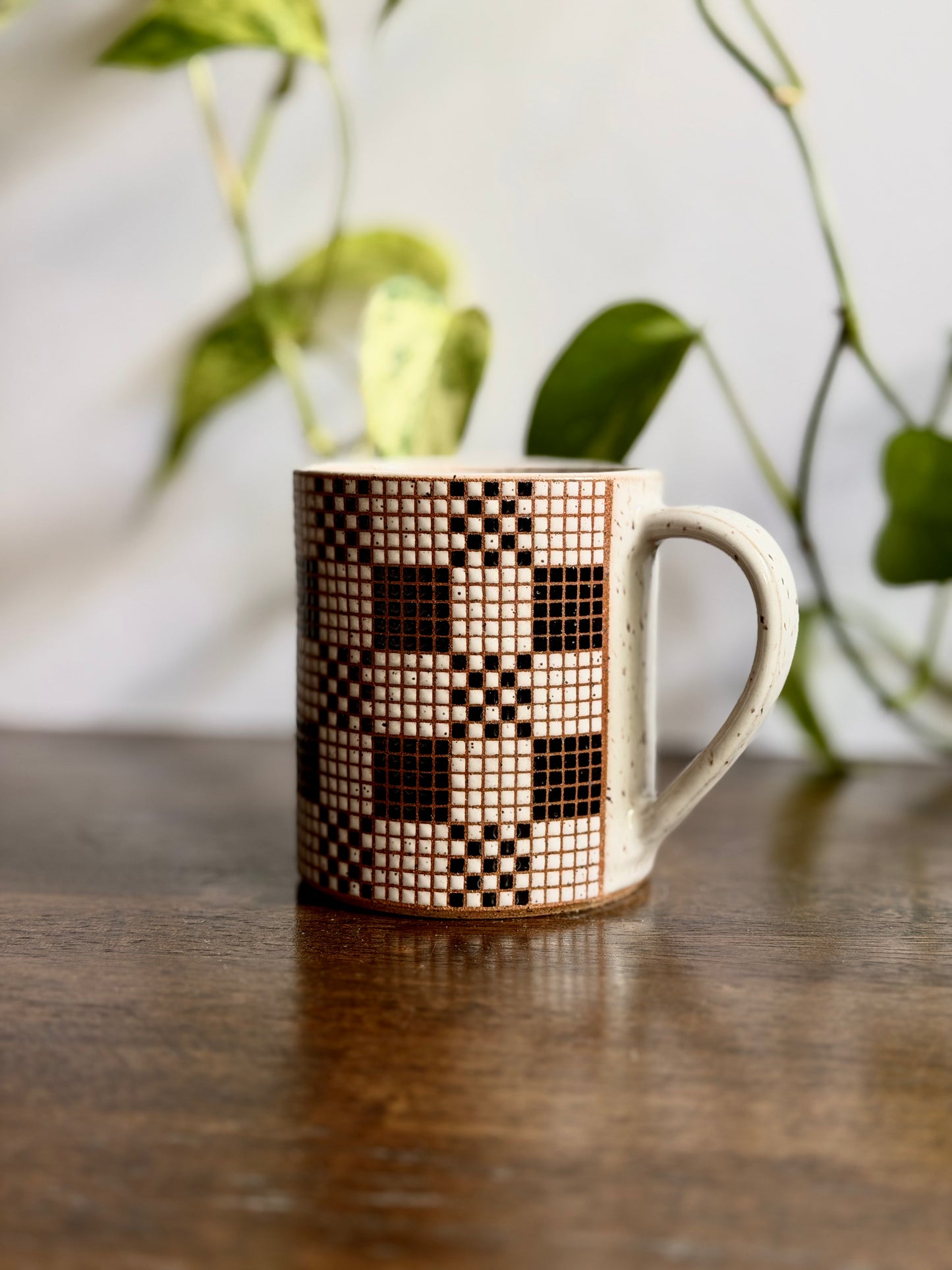 Checkerboard Tile Mug