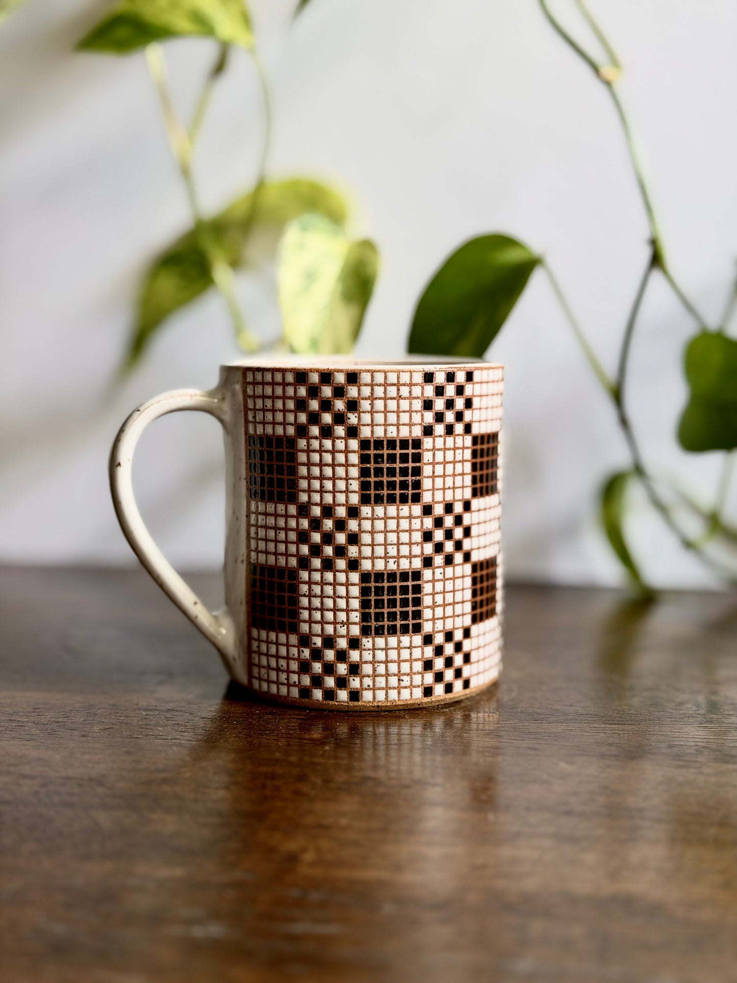 Checkerboard Tile Mug