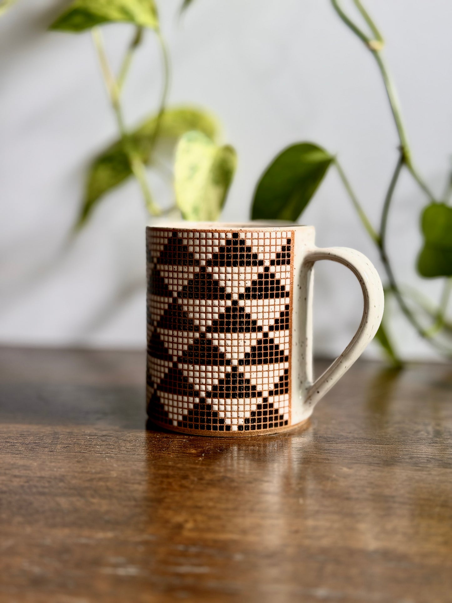 Triangles Tile Mug