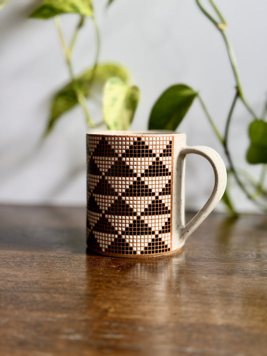 Triangles Tile Mug