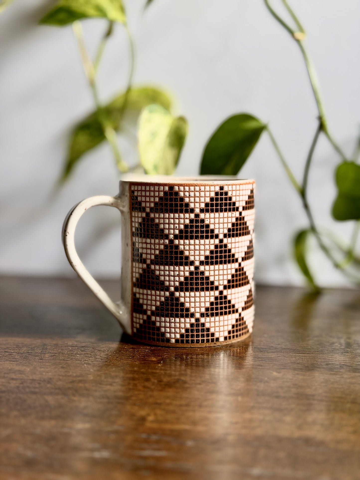Triangles Tile Mug