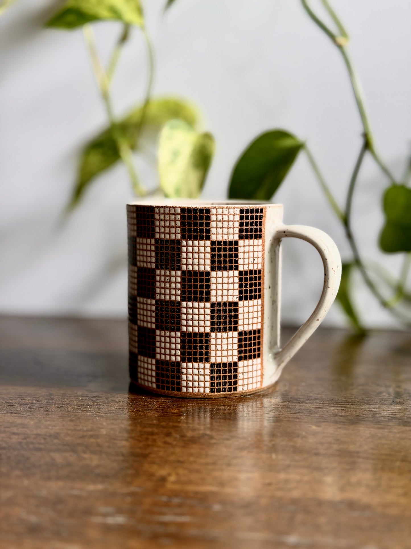 Checkerboard Tile Mug