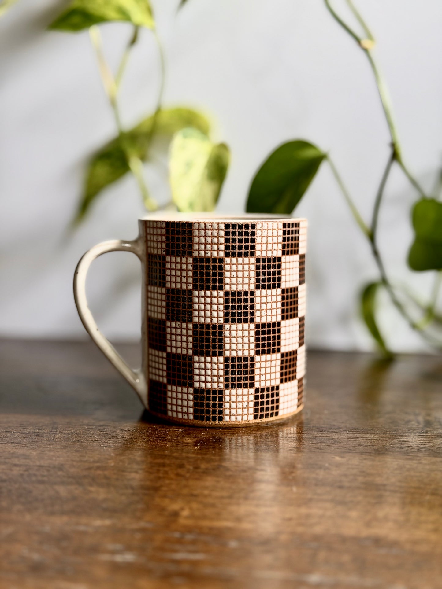Checkerboard Tile Mug