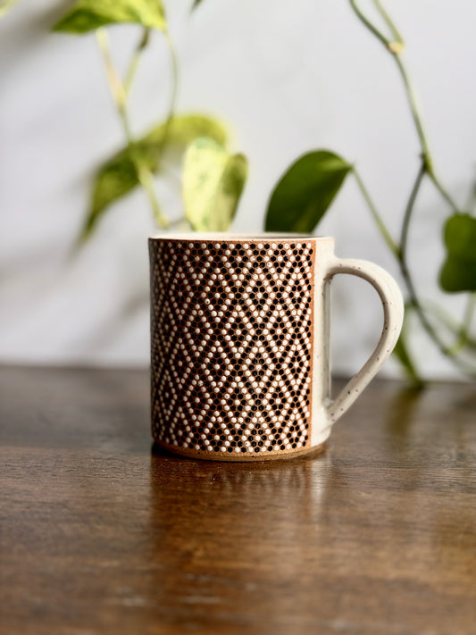 Hex Diamonds Tile Mug