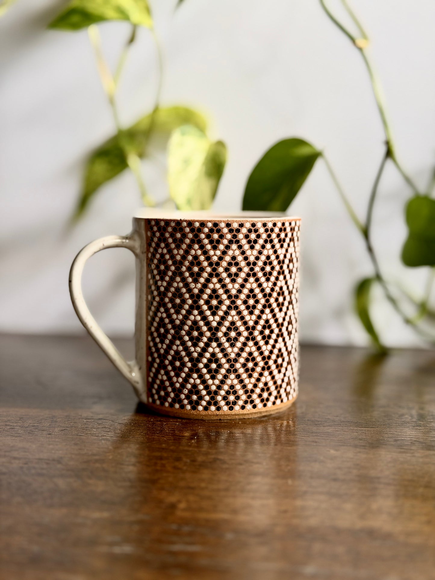 Hex Diamonds Tile Mug