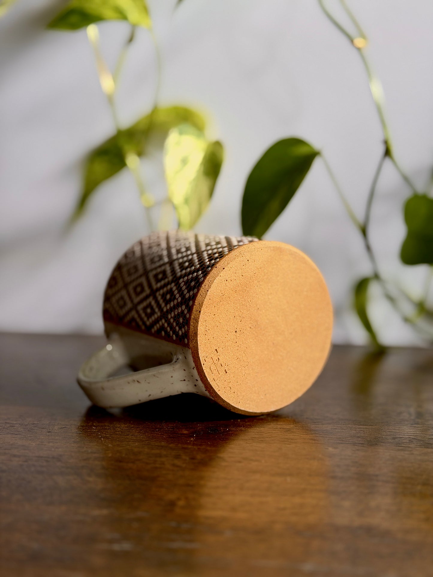 Hex Diamonds Tile Mug