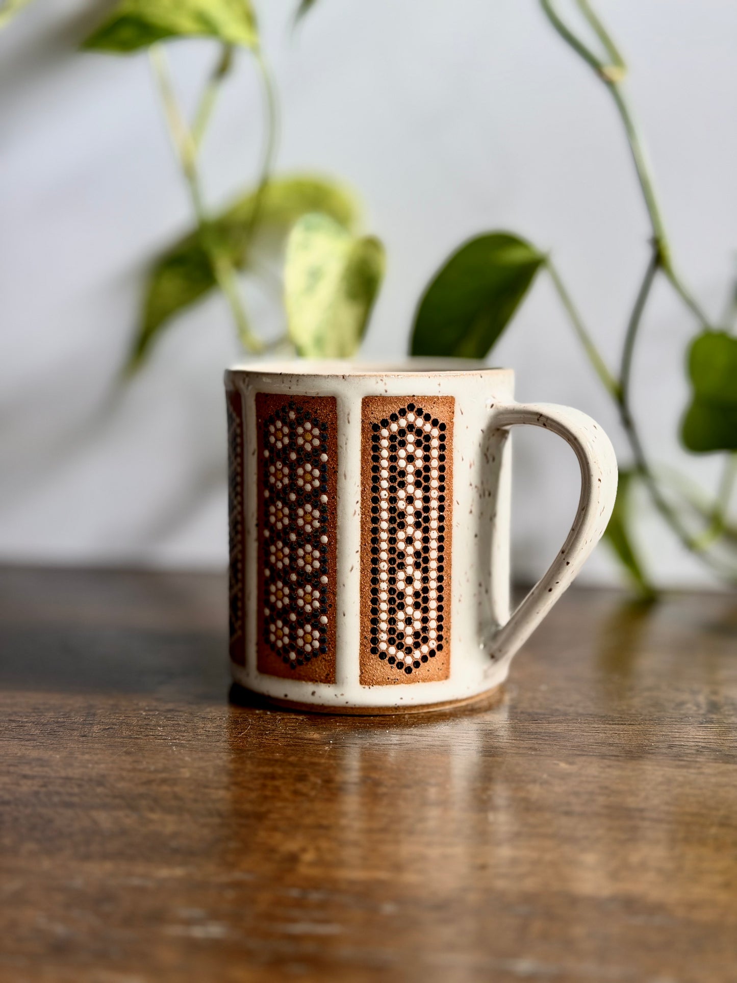 Glossy White Carousel Mug
