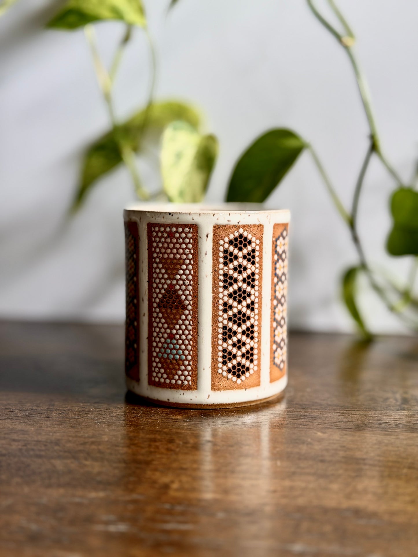 Glossy White Carousel Mug