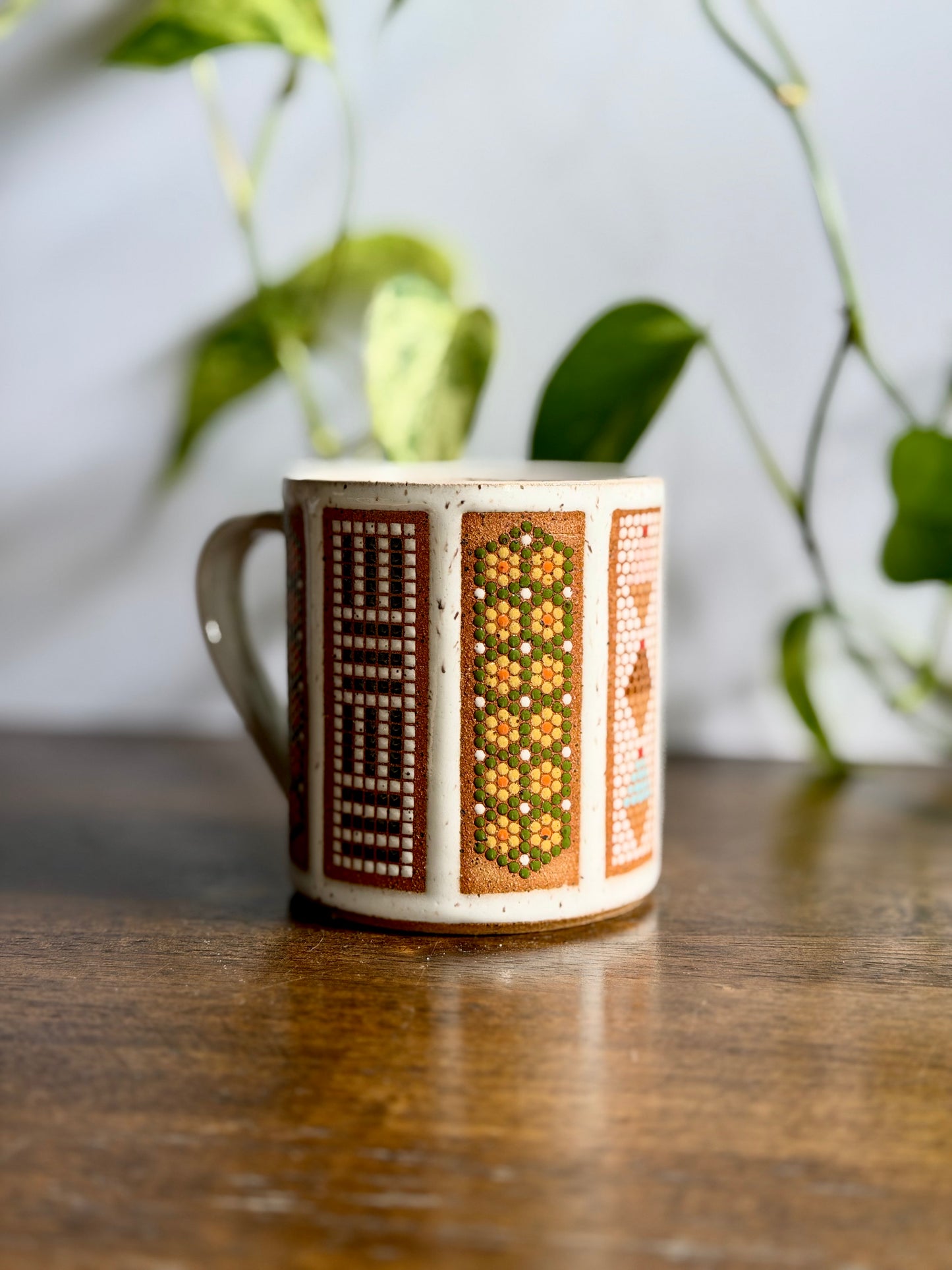Glossy White Carousel Mug
