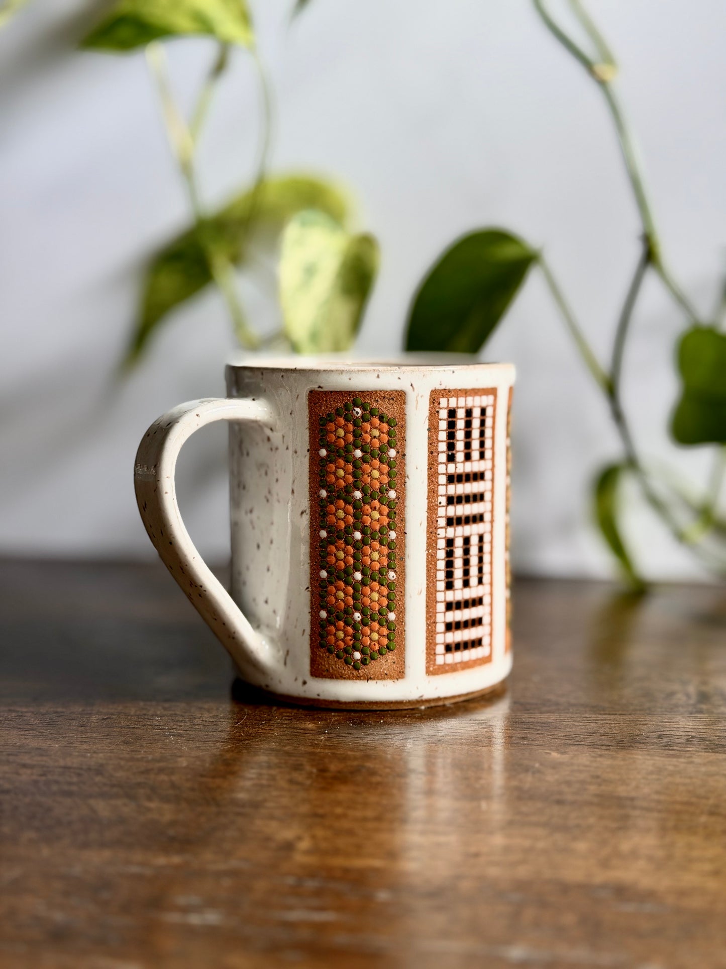 Glossy White Carousel Mug