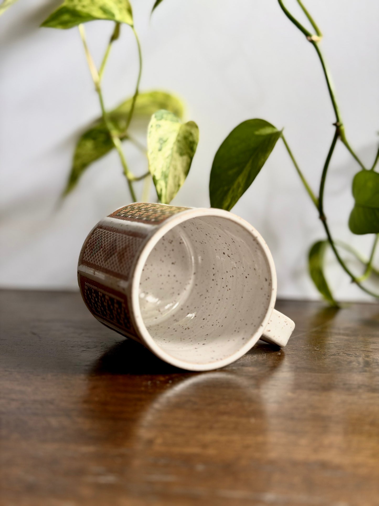 Glossy White Carousel Mug