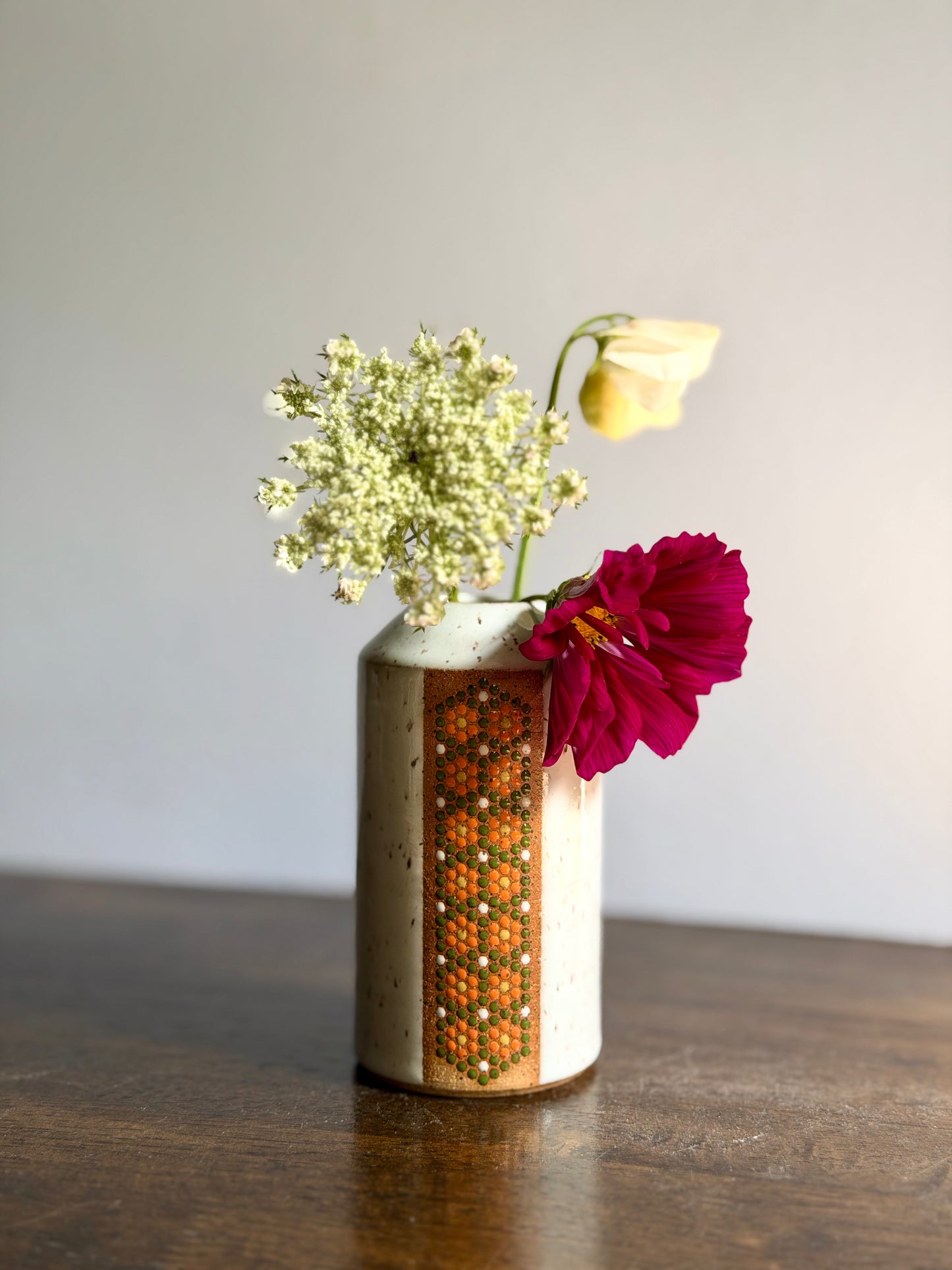 Glossy White Bud Vase #1