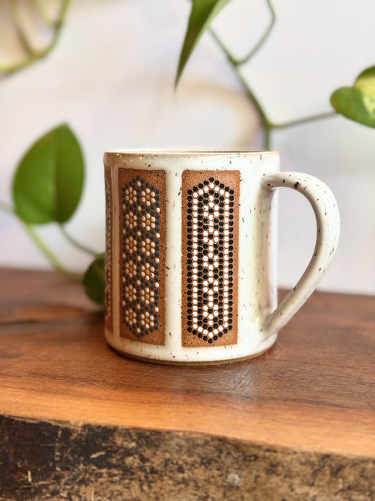 Glossy White Carousel Mug