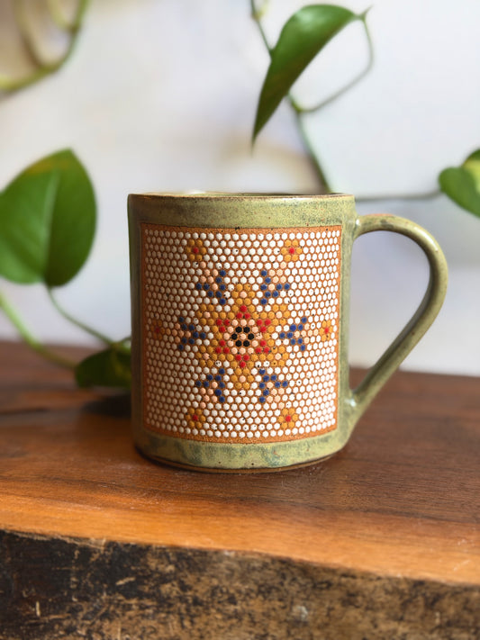 Right-Handed Satin Green Mosaic
