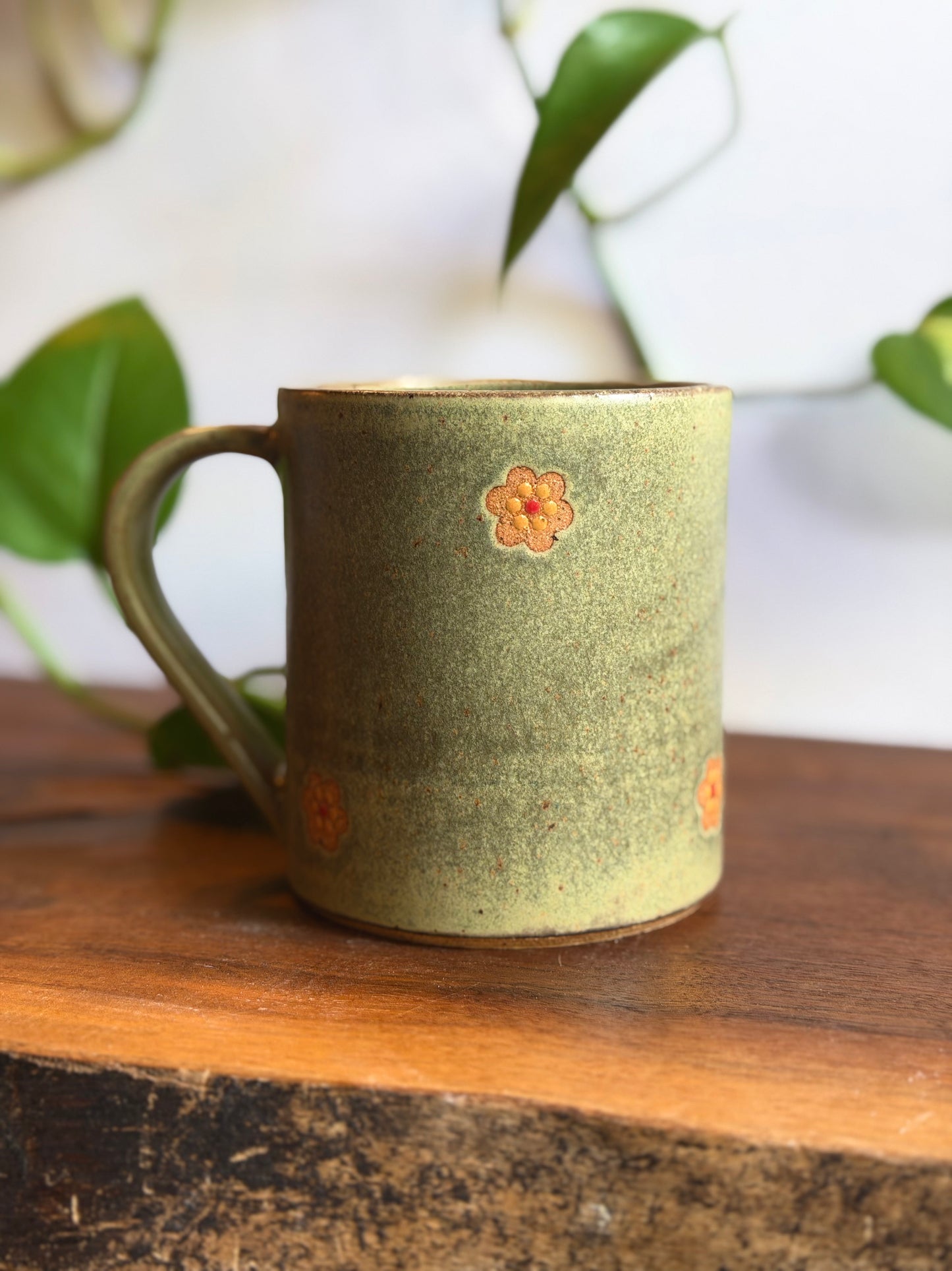 Right-Handed Satin Green Mosaic